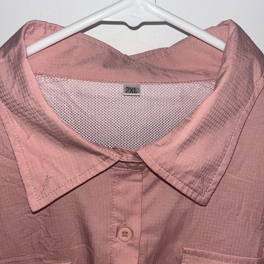Pink Button-Up Shirt - Picture 3 of 3